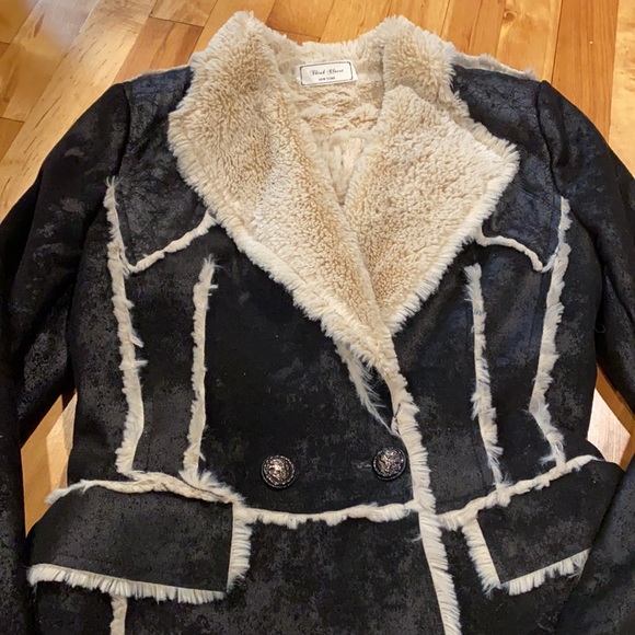 OOAK Vegan Shearling Coat - Picture 5 of 11